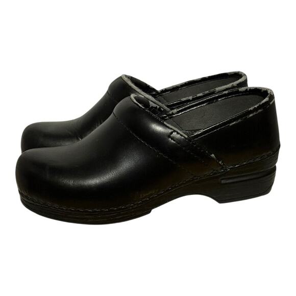 Dansko XP 2.0 Professional Black Leather Nursing Clogs Women's Size 37 6.5-7 - Picture 5 of 9